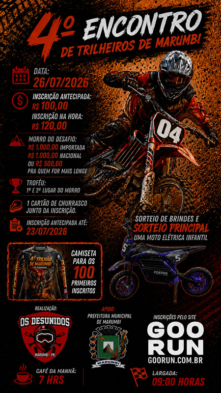 4º Encontro de Trilheiros