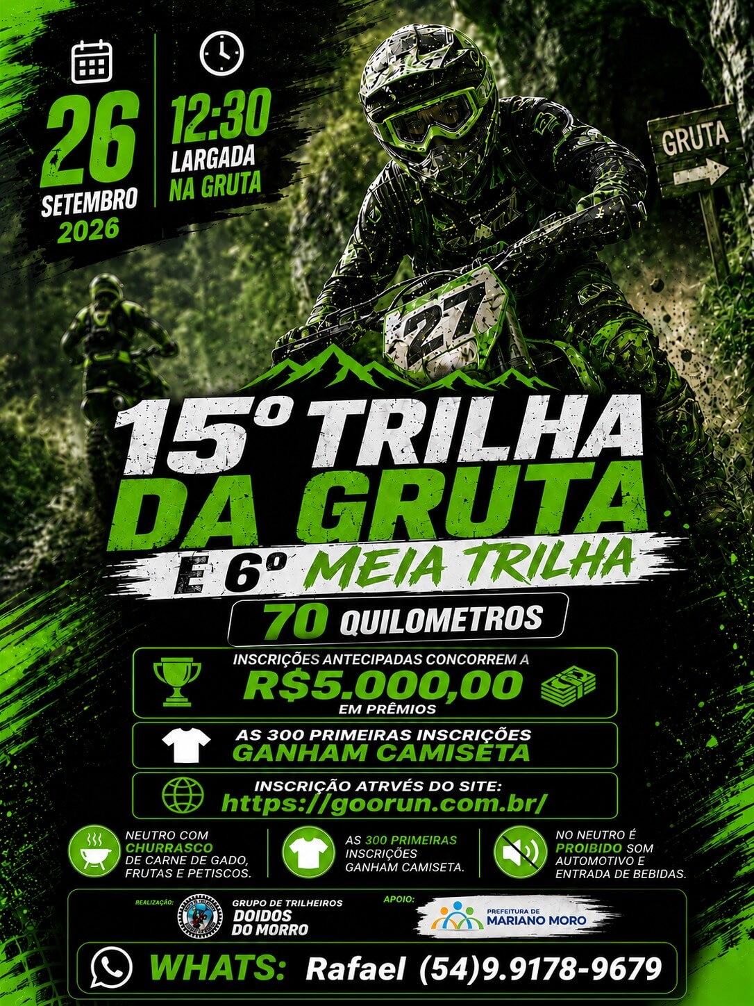 15° Trilha da Gruta e 6ª Meia Trilha